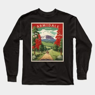 Armidale Australia Vintage Travel Poster Tourism Long Sleeve T-Shirt